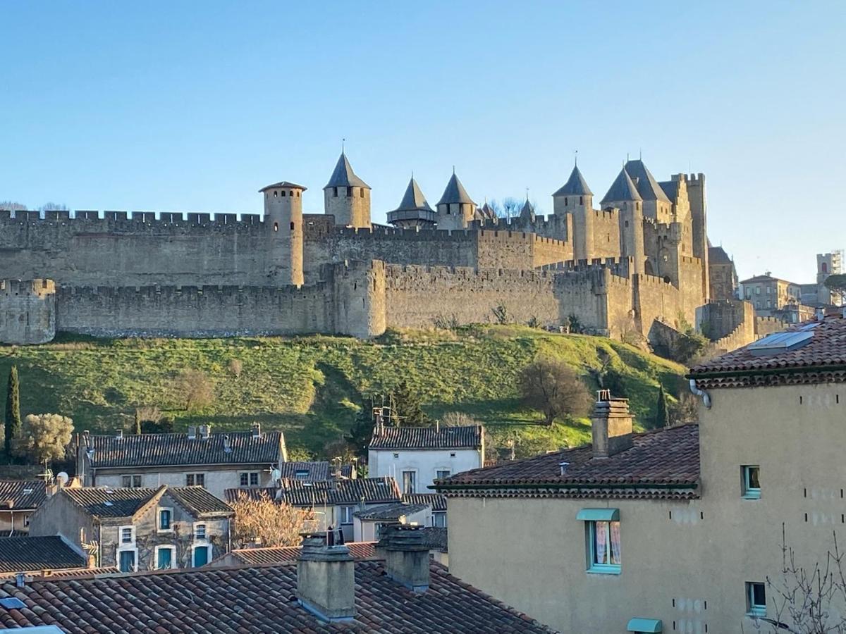 Demeure Saint Louis Historic Manor, City 700M, Parking,A C,Clim,Wifi, Heated Pool, City View Carcassonne Exterior photo