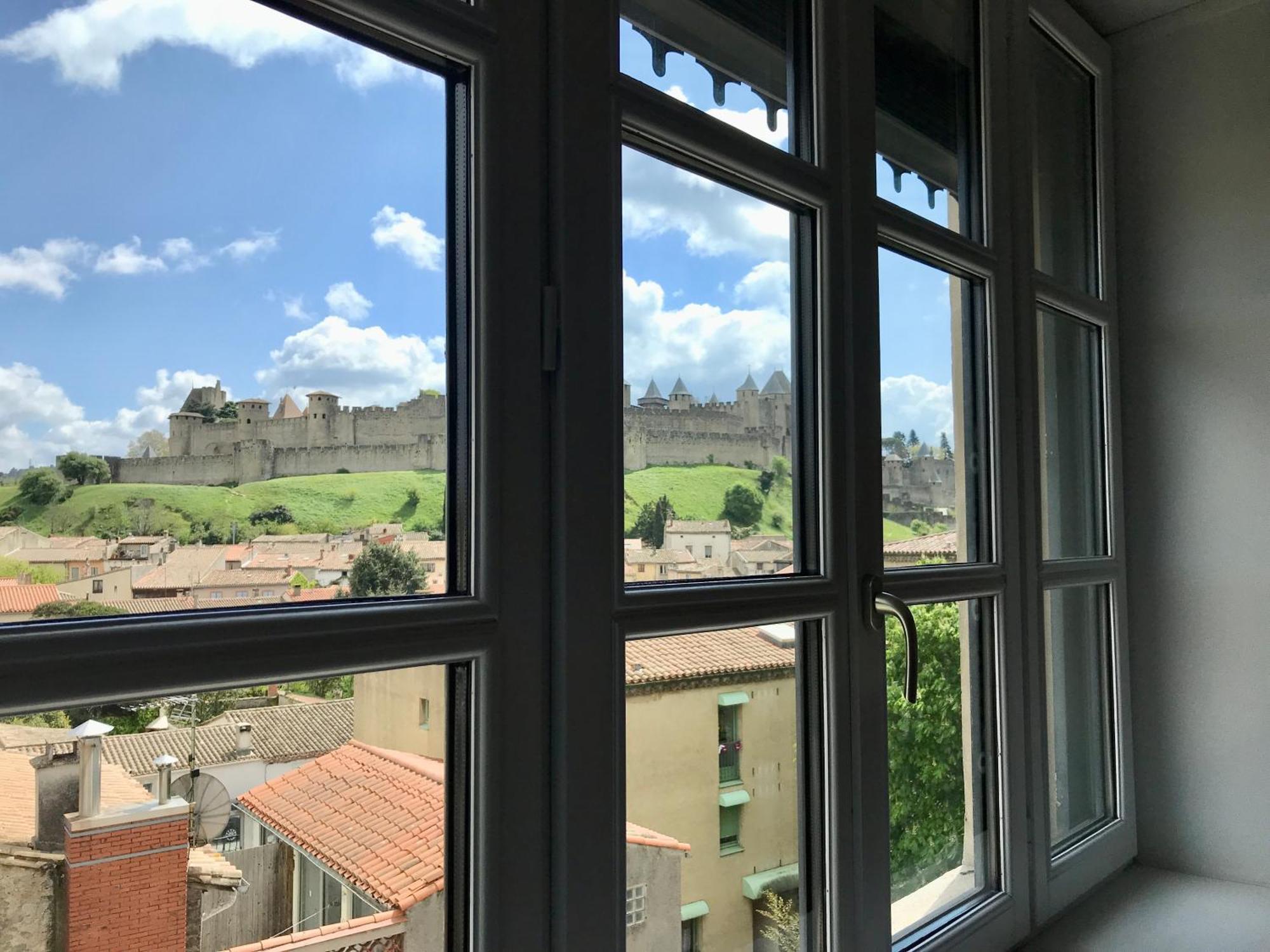 Demeure Saint Louis Historic Manor, City 700M, Parking,A C,Clim,Wifi, Heated Pool, City View Carcassonne Exterior photo